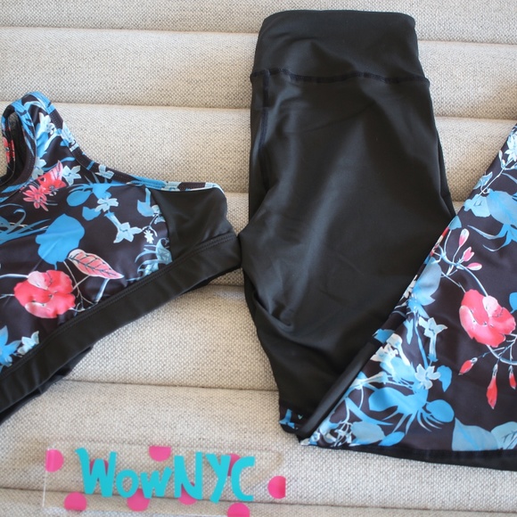 High Quality Printed SET Bra Pants Yoga Sports - Picture 1 of 6